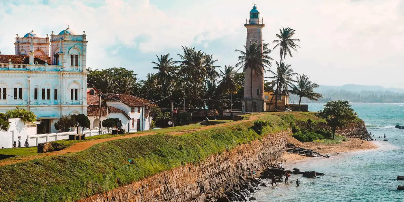 Magnificent Galle Fort at sunset, epitomizing Sri Lanka's captivating history and architectural splendor - Galle Fort Tour Sri Lanka