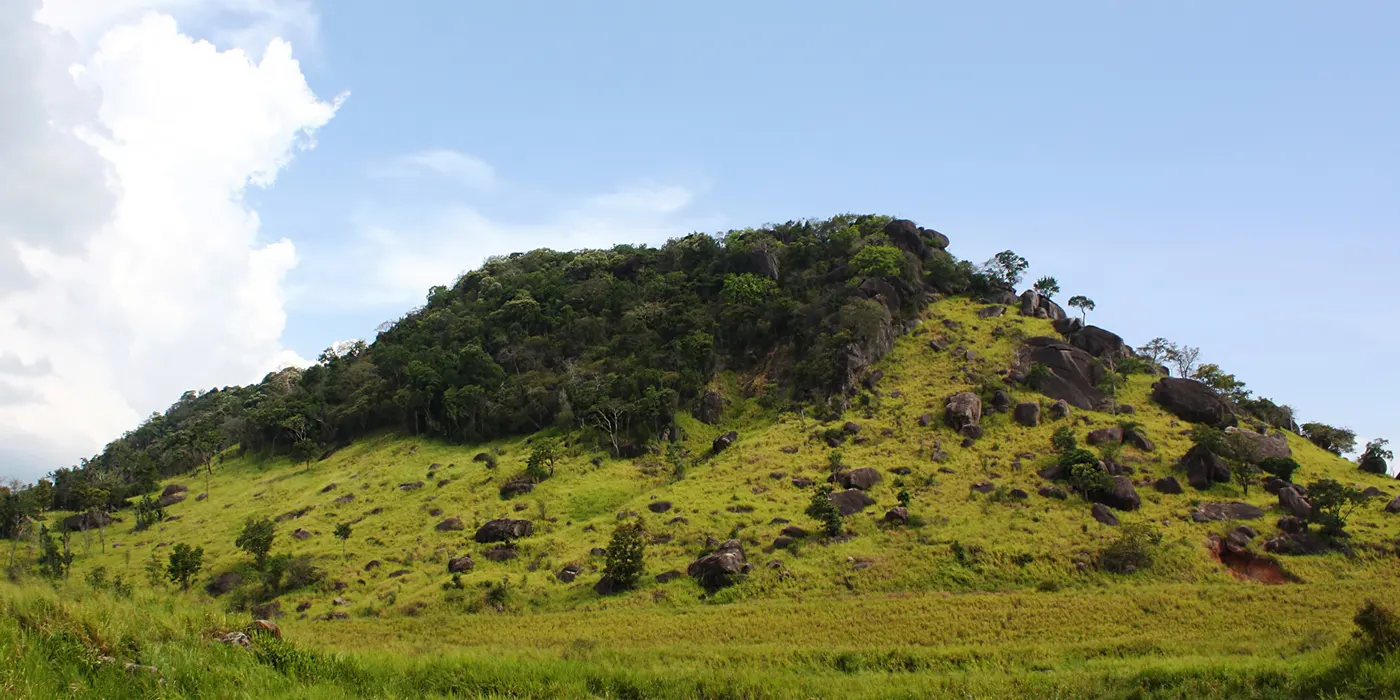 Hill in Maduru Oya National Park