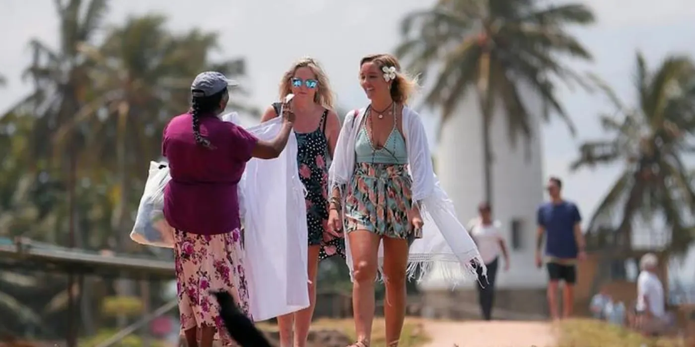 Tourist in Sri Lanka in November