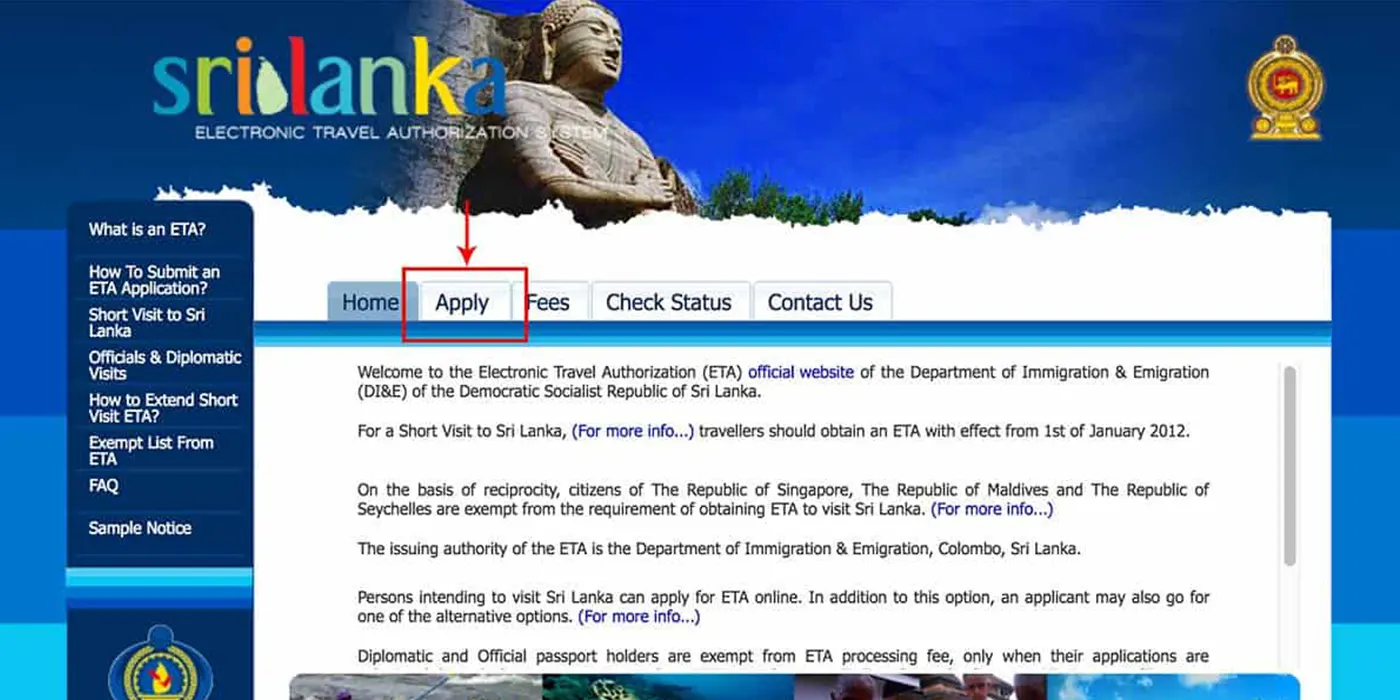 Sri-Lanka-Visit-Visa-Online-Booking Trip to Sri Lanka: How to get a Sri Lankan visit visa