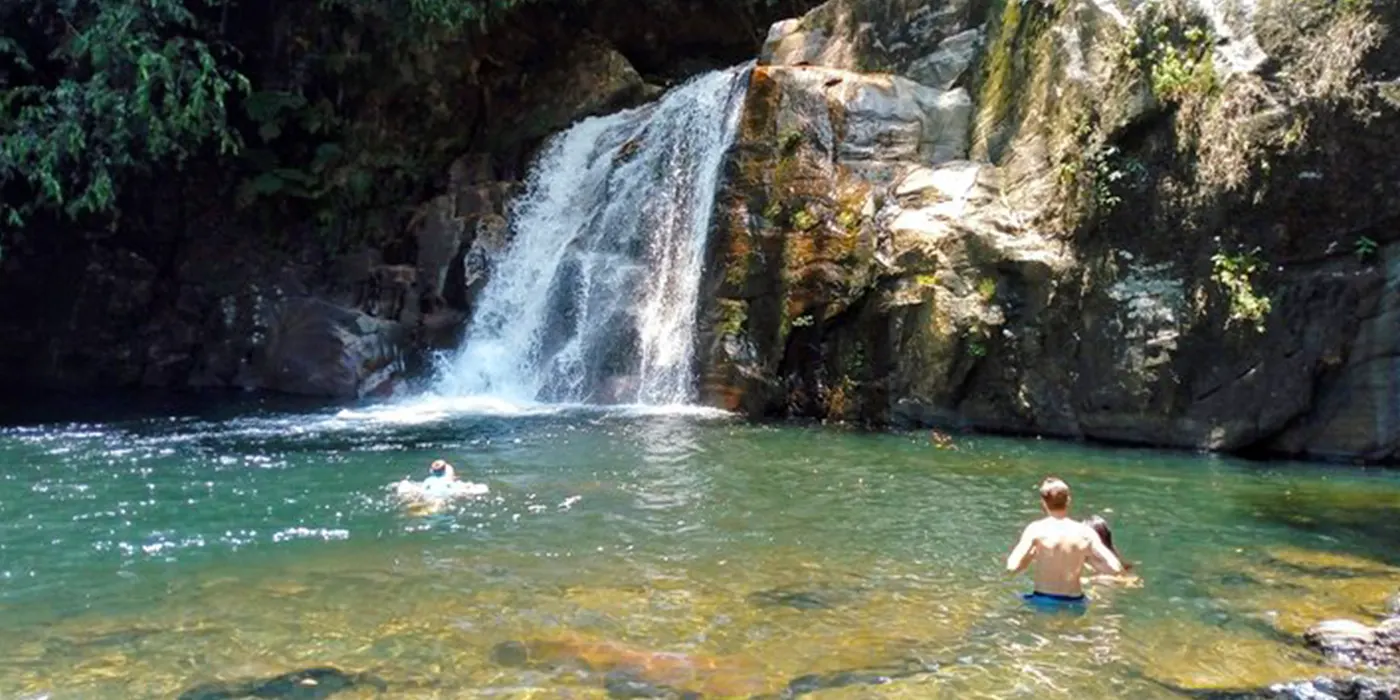 Waterfalls in SInharaja Rainforest